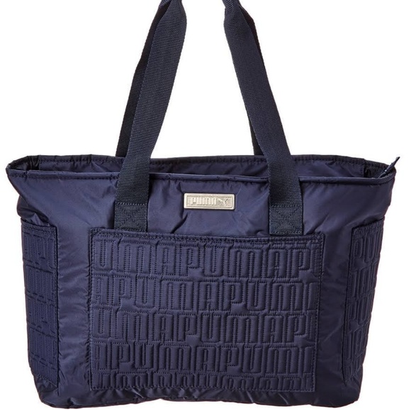 puma tote bag silver